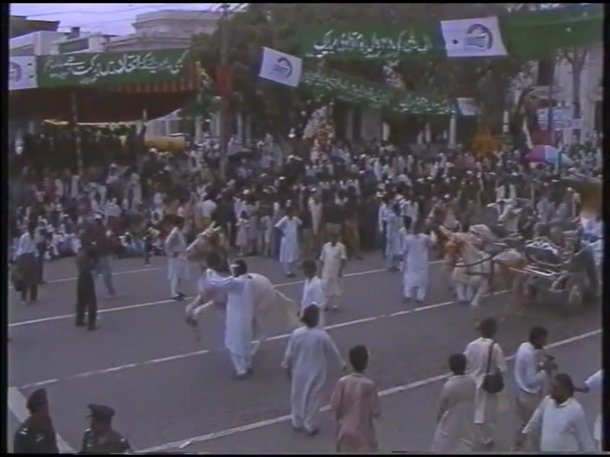 Mall Road parade, Lahore, 1994