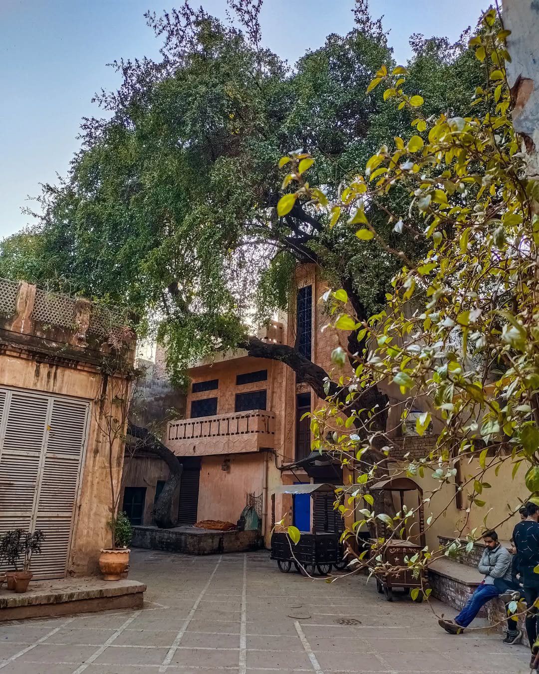 Restored courtyard, old city
