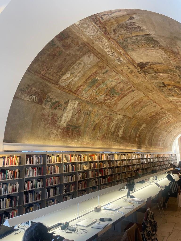 Painted vault, now a reading room