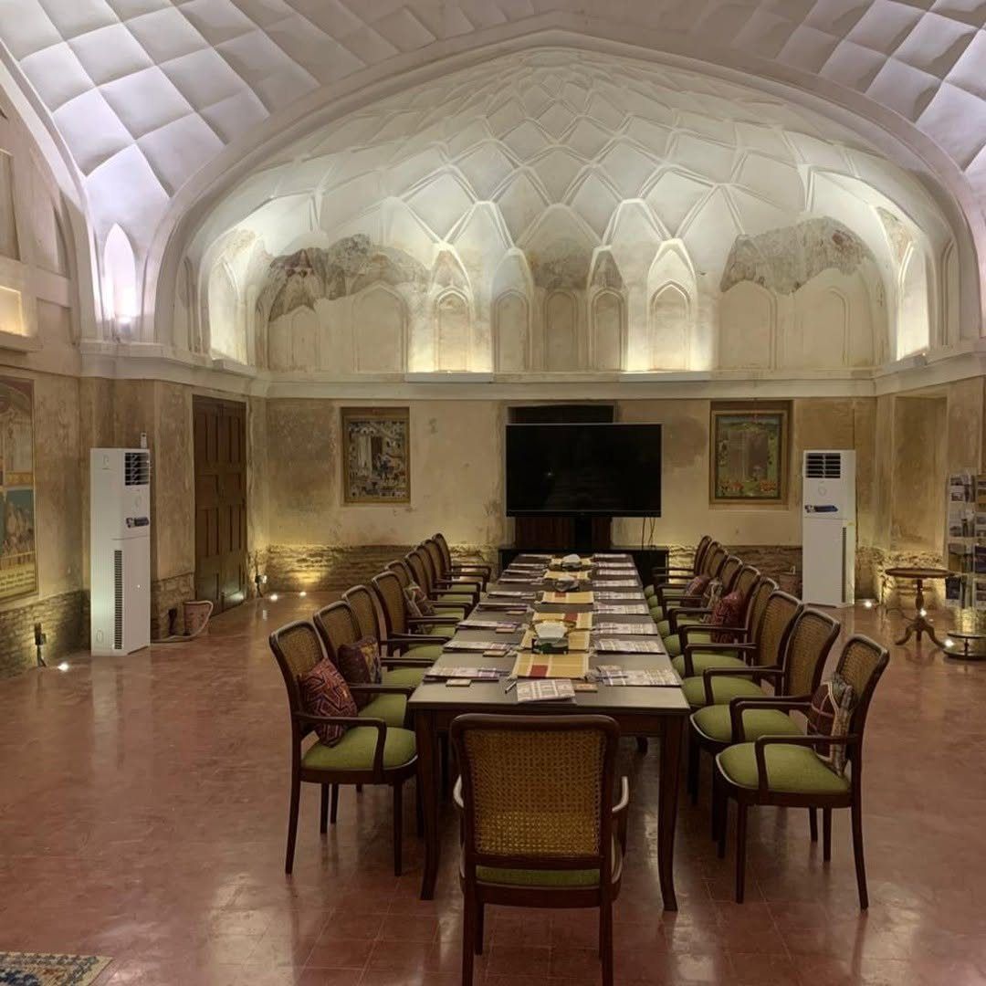 Conserved hall, formal dinner