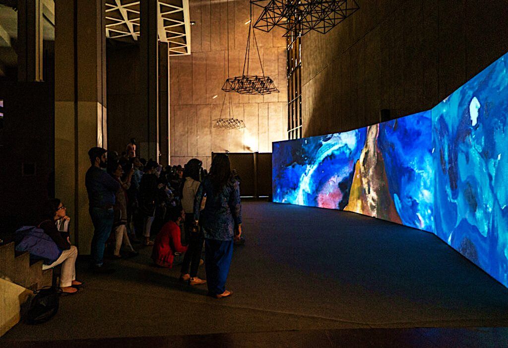 Immersive projection, historic interior