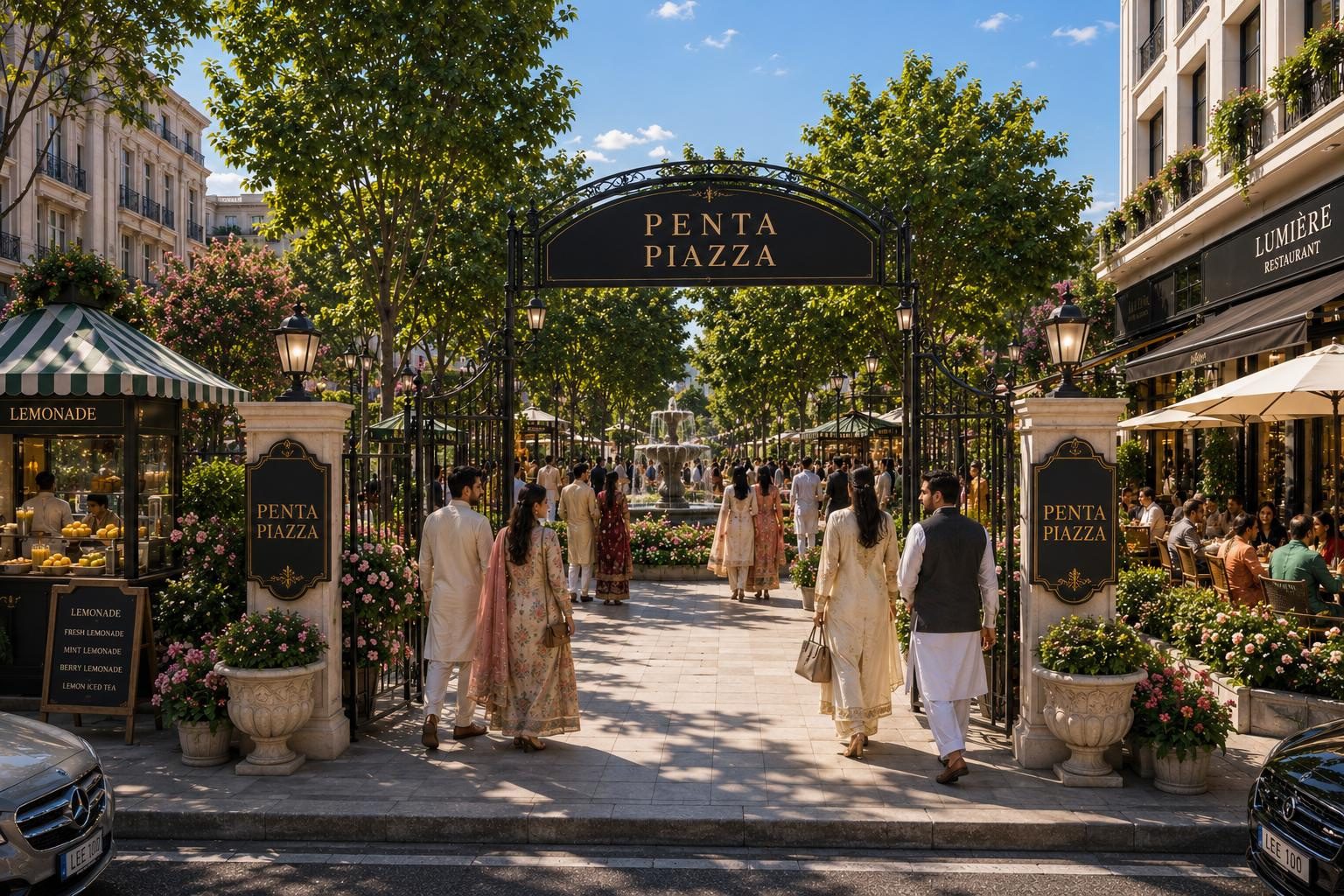 Penta Piazza entrance